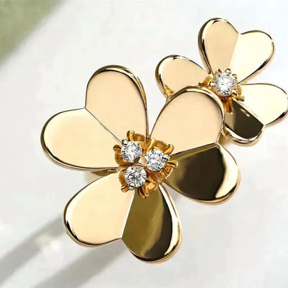 [Regalia Jewelry]CLOVER COMOS GOLD DIAMOND RING