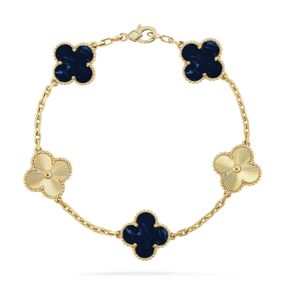 [Regalia Jewelry]CLOVER 5 MOTIF PIETERSITE BRACELET COLLECTION