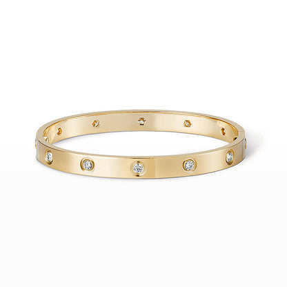 [Regalia Jewelry]LOVE BRACELET 6.1MM 10 DIAMONDS