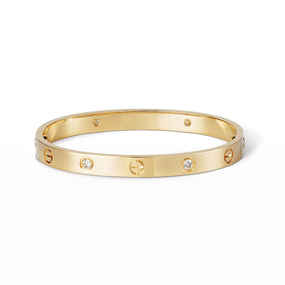 [Regalia Jewelry]LOVE BRACELET 6.1MM 4 DIAMONDS