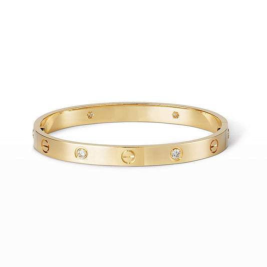 [Regalia Jewelry]LOVE BRACELET 6.1MM 4 DIAMONDS
