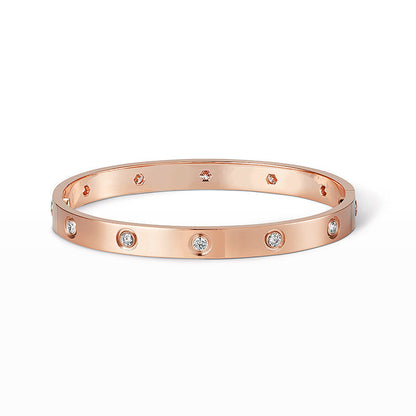 [Regalia Jewelry]LOVE BRACELET 6.1MM 10 DIAMONDS