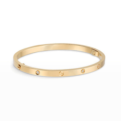 [Regalia Jewelry]LOVE BRACELET 3.65MM 6 DIAMONDS