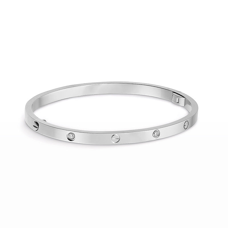 [Regalia Jewelry]LOVE BRACELET 3.65MM 6 DIAMONDS