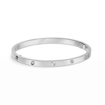[Regalia Jewelry]LOVE BRACELET 3.65MM 6 DIAMONDS