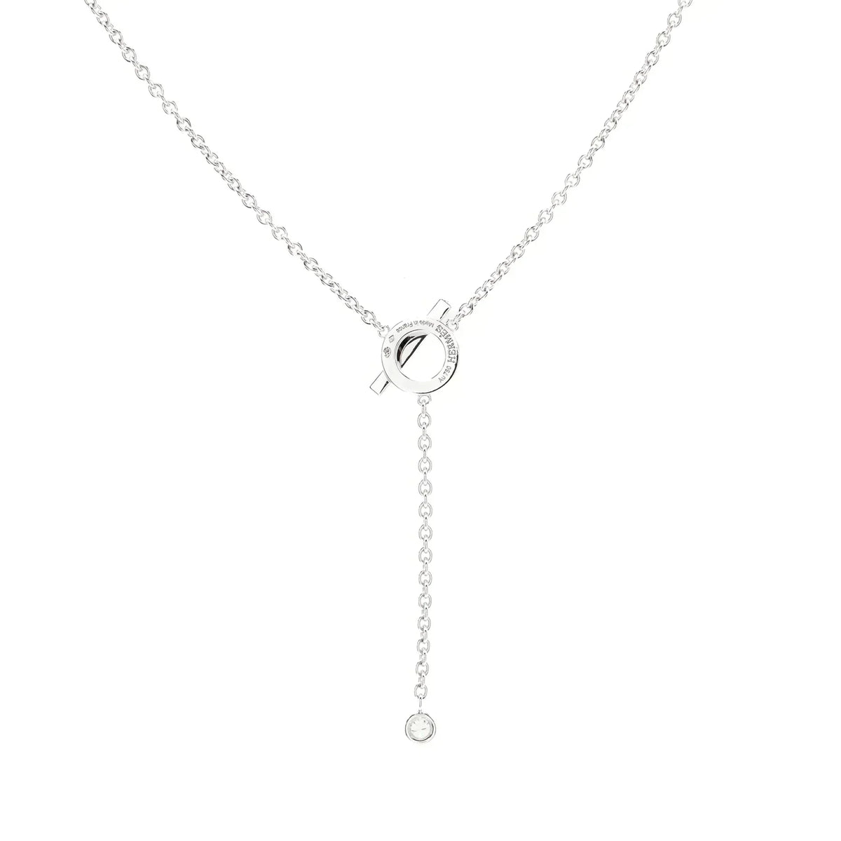 [Regalia Jewelry]FINESSE SILVER DIAMOND NECKLACE