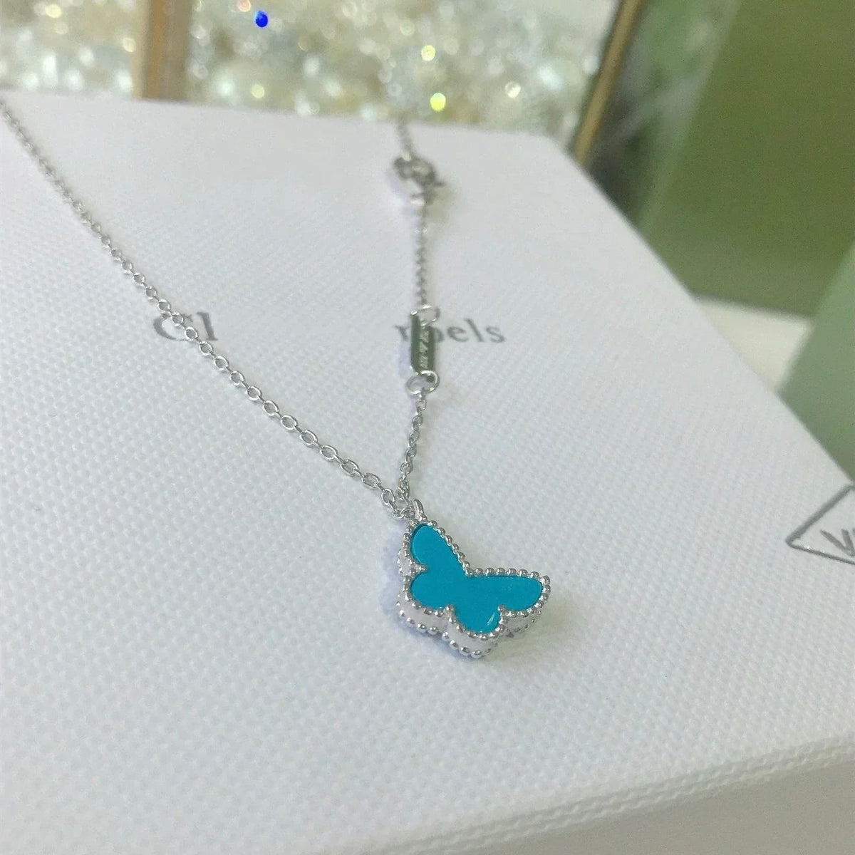 [Regalia Jewelry]BUTTERFLY TURQUOISE BUTTERFLY BRACELET SILVER