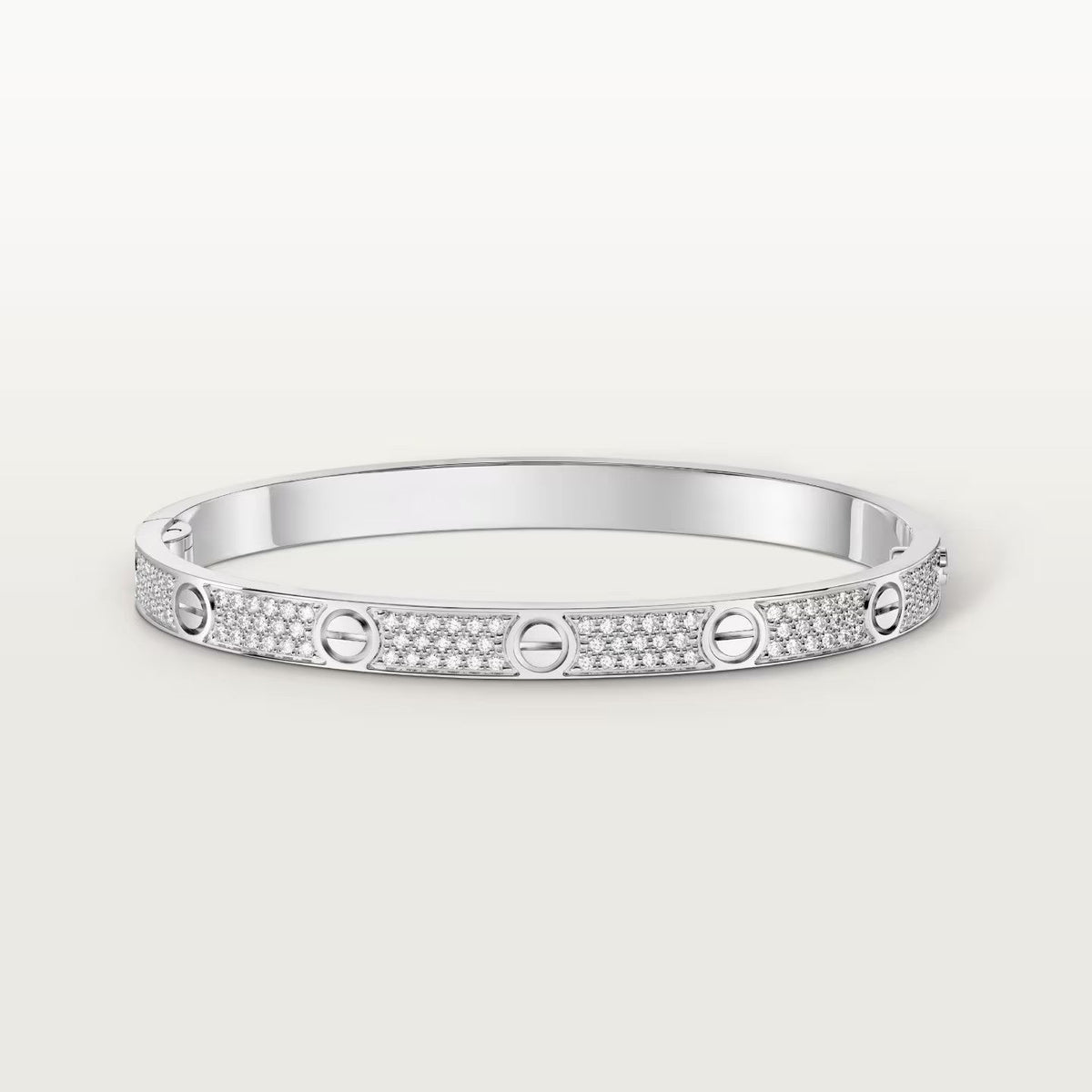 [Regalia Jewelry]LOVE BRACELET 4.8MM DIAMOND-PAVED