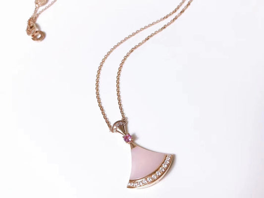 [Regalia Jewelry]DREAM NECKLACE PINK MOP DIAMOND