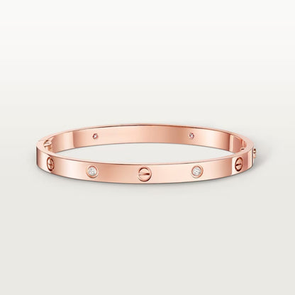 [Regalia Jewelry]LOVE BRACELET 4.8MM 4 DIAMONDS