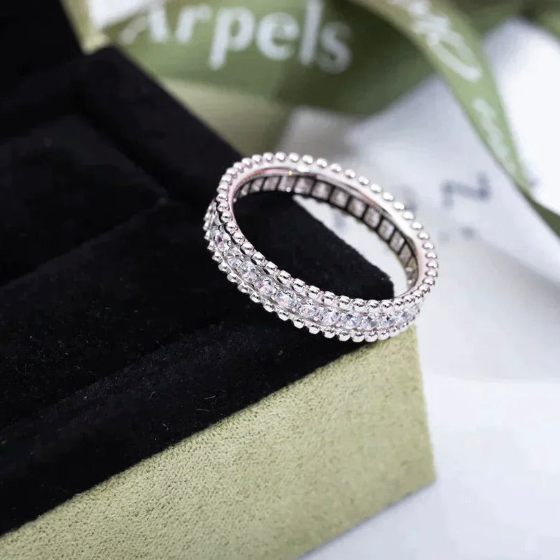 [Regalia Jewelry]PERLEE DIAMOND SILVER RING
