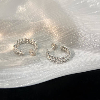[Regalia Jewelry]CLASH SMALL HOOP EARRINGS
