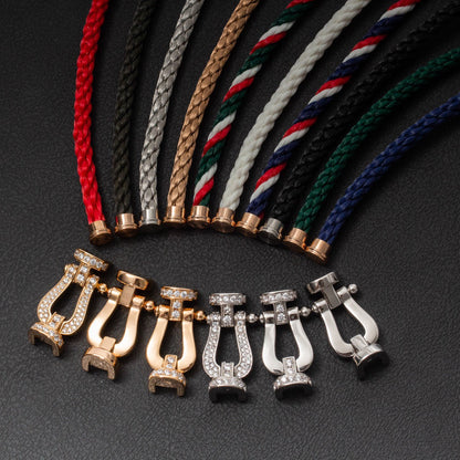 [Regalia Jewelry]FORCE LARGE HORSESHOE FULL DIAMOND BRACELET GOLD