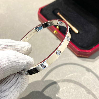 [Regalia Jewelry]LOVE BRACELET 6.1MM 10 DIAMONDS