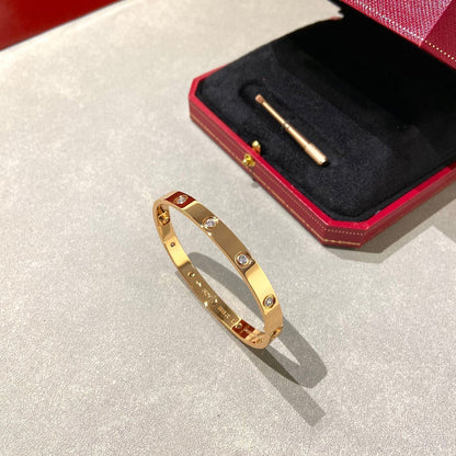 [Regalia Jewelry]LOVE BRACELET 6.1MM 10 DIAMONDS
