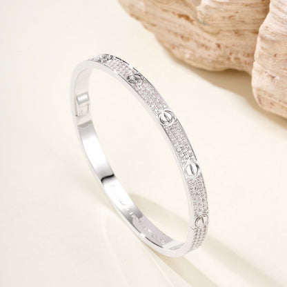 [Regalia Jewelry]LOVE BRACELET 4.8MM DIAMOND-PAVED