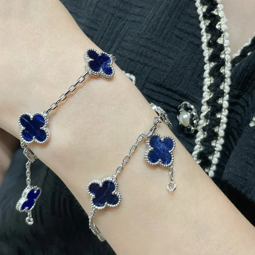 [Regalia Jewelry]CLOVER 5 MOTIF PIETERSITE BRACELET COLLECTION