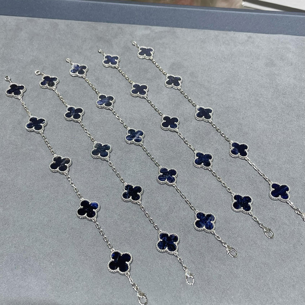 [Regalia Jewelry]CLOVER 5 MOTIF PIETERSITE BRACELET COLLECTION