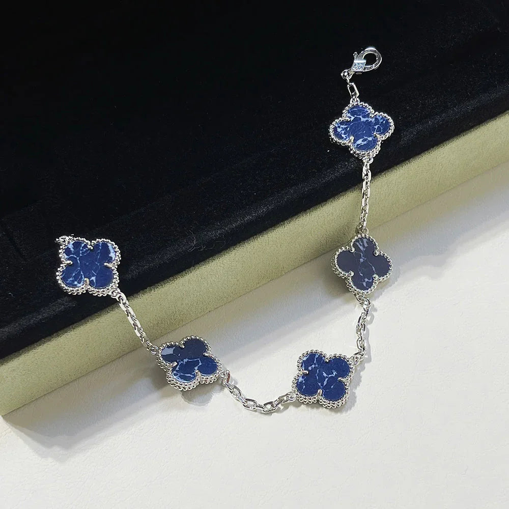 [Regalia Jewelry]CLOVER 5 MOTIF PIETERSITE BRACELET COLLECTION