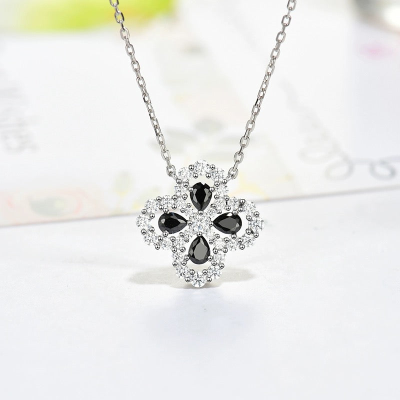 [Regalia Jewelry]LOOP NECKLACE FULL MOTIF DIAMOND 16MM MULTIPLE COLORS