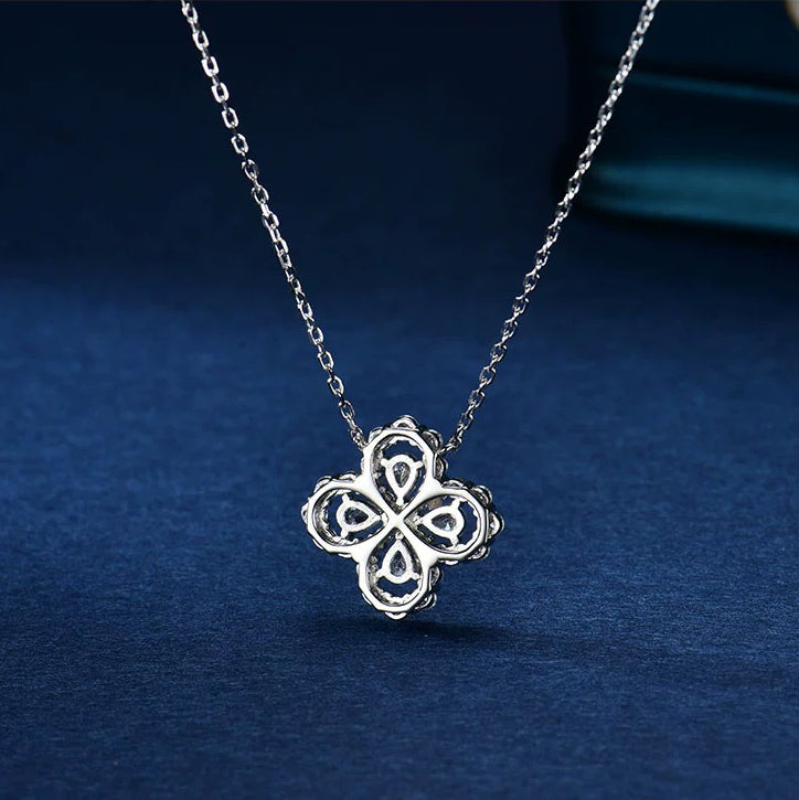 [Regalia Jewelry]LOOP NECKLACE FULL MOTIF DIAMOND 16MM MULTIPLE COLORS