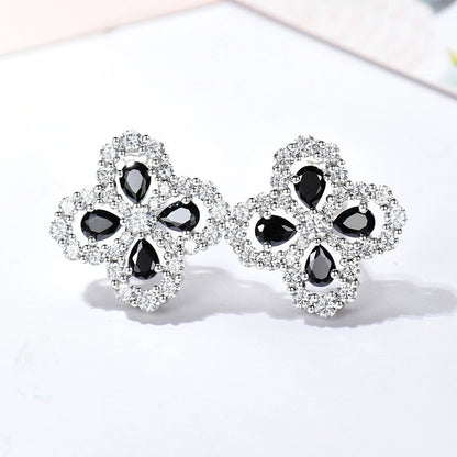 [Regalia Jewelry]LOOP EARRINGS FULL MOTIF DIAMOND 16MM