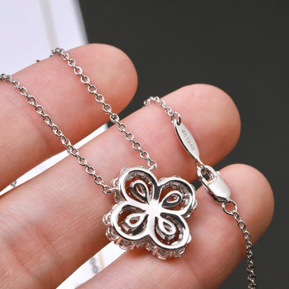 [Regalia Jewelry]LOOP NECKLACE FULL MOTIF DIAMOND 16MM MULTIPLE COLORS