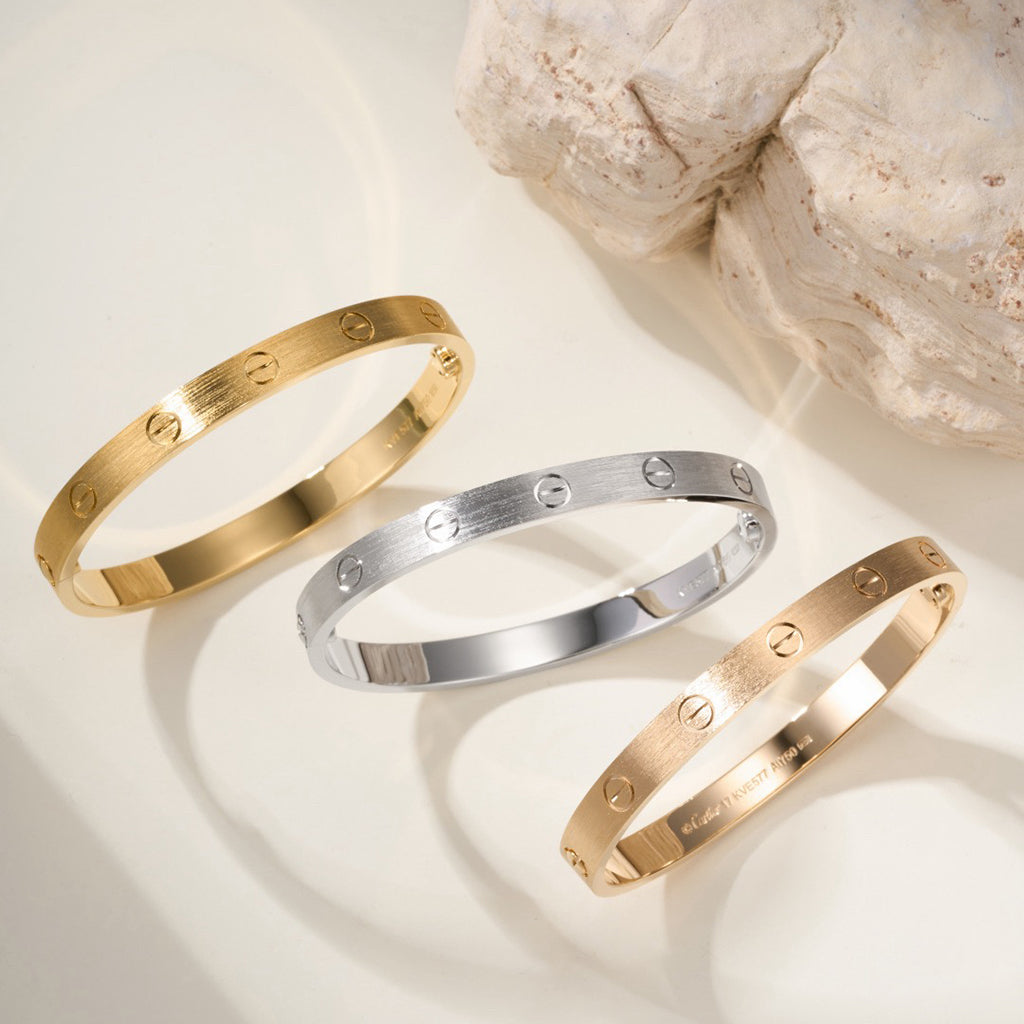 [Regalia Jewelry]LOVE BRACELET 6.1MM BRUSHED