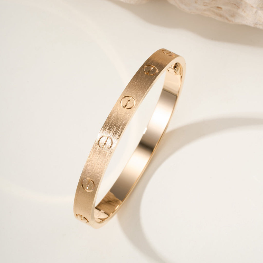 [Regalia Jewelry]LOVE BRACELET 6.1MM BRUSHED