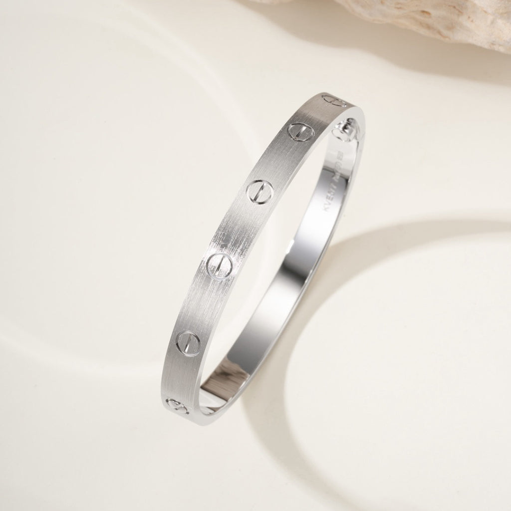 [Regalia Jewelry]LOVE BRACELET 6.1MM BRUSHED
