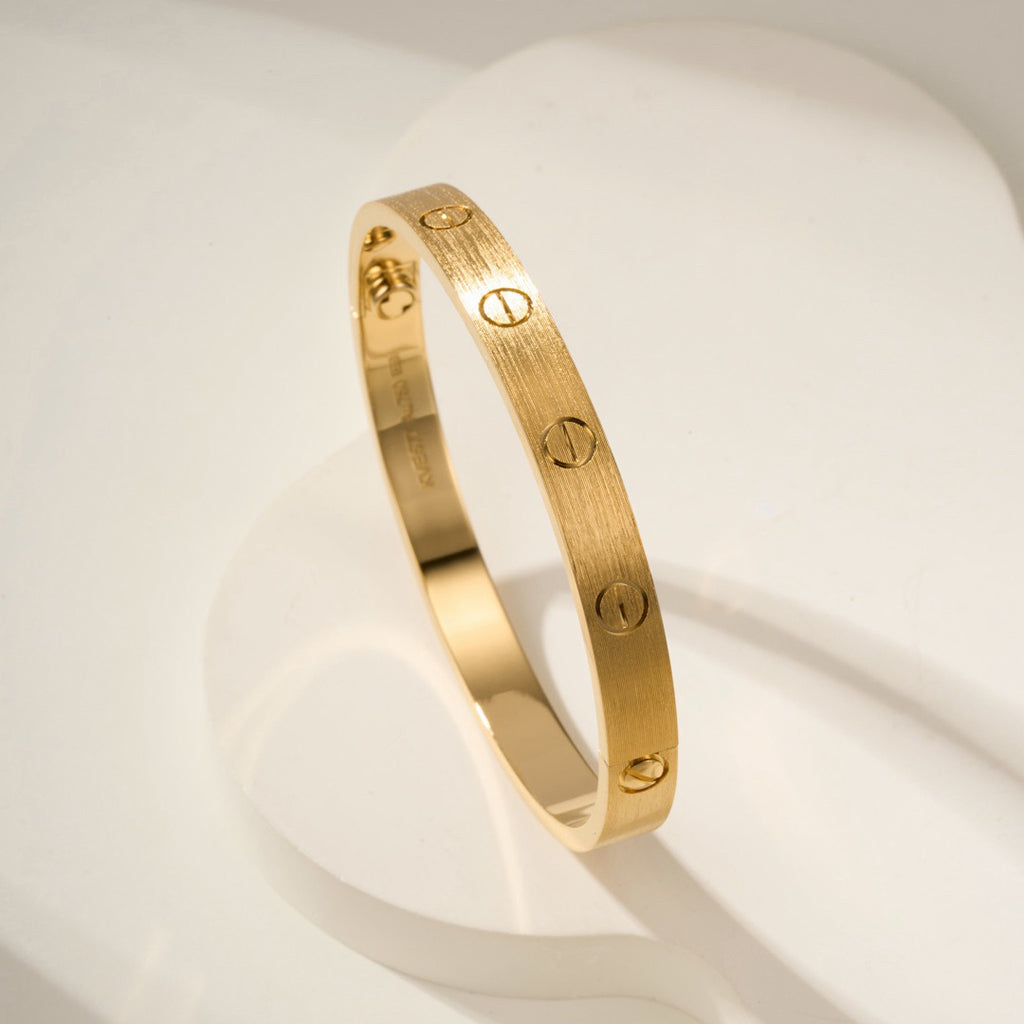 [Regalia Jewelry]LOVE BRACELET 6.1MM BRUSHED