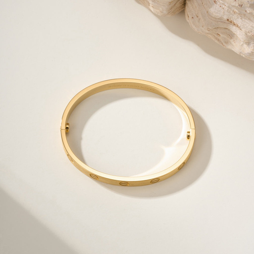 [Regalia Jewelry]LOVE BRACELET 6.1MM BRUSHED