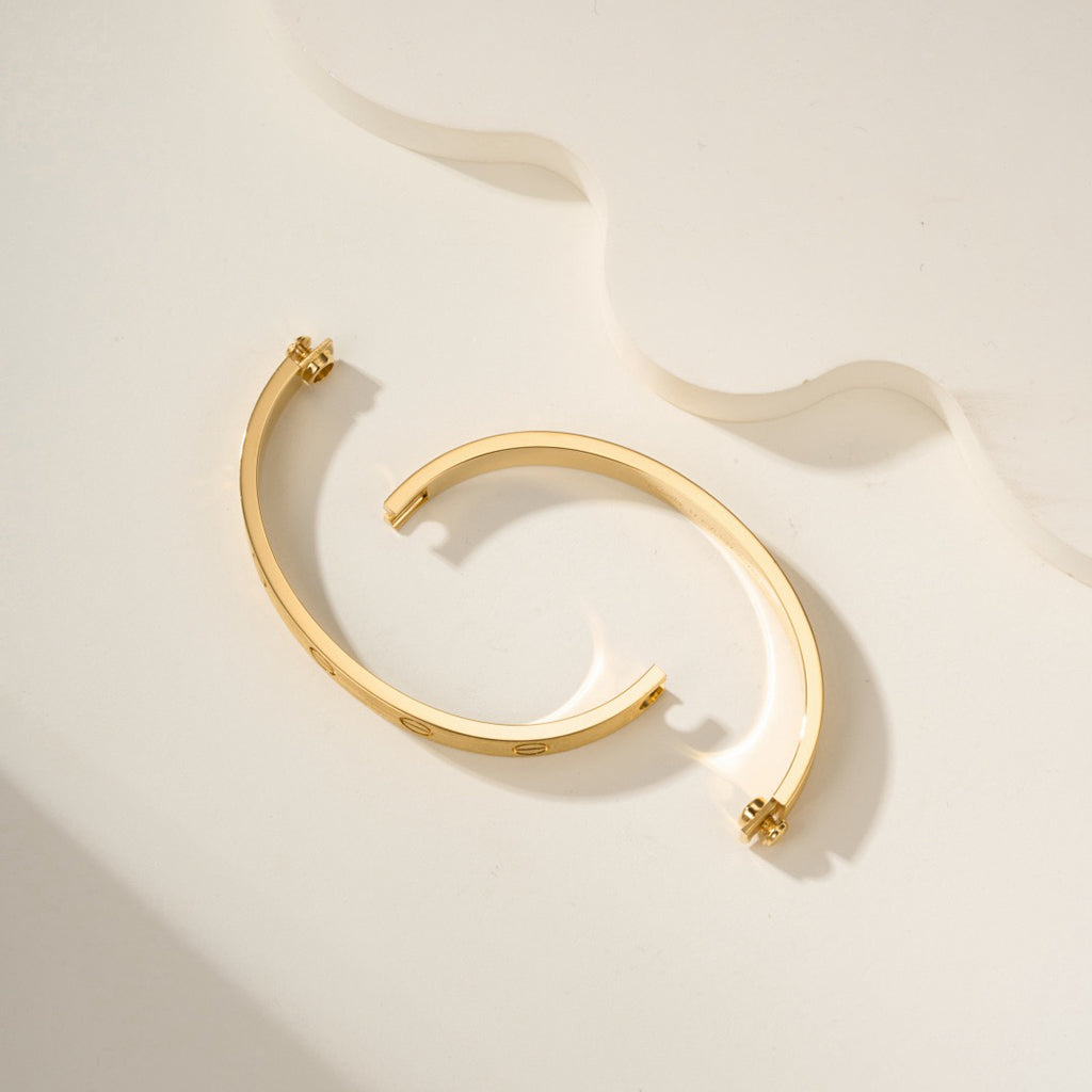 [Regalia Jewelry]LOVE BRACELET 6.1MM BRUSHED
