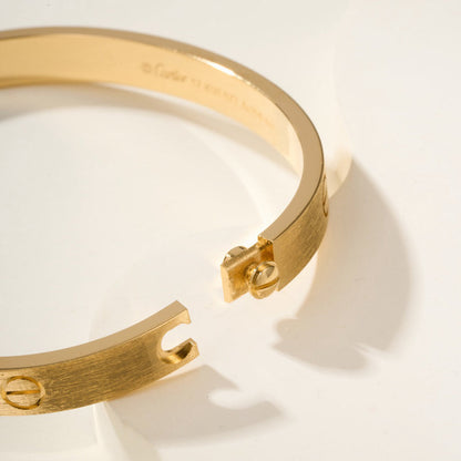 [Regalia Jewelry]LOVE BRACELET 6.1MM BRUSHED