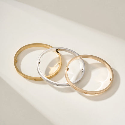 [Regalia Jewelry]LOVE BRACELET 6.1MM BRUSHED