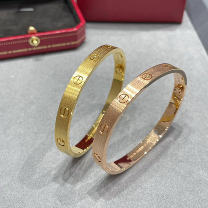 [Regalia Jewelry]LOVE BRACELET 6.1MM BRUSHED