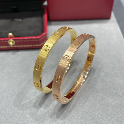 [Regalia Jewelry]LOVE BRACELET 6.1MM BRUSHED