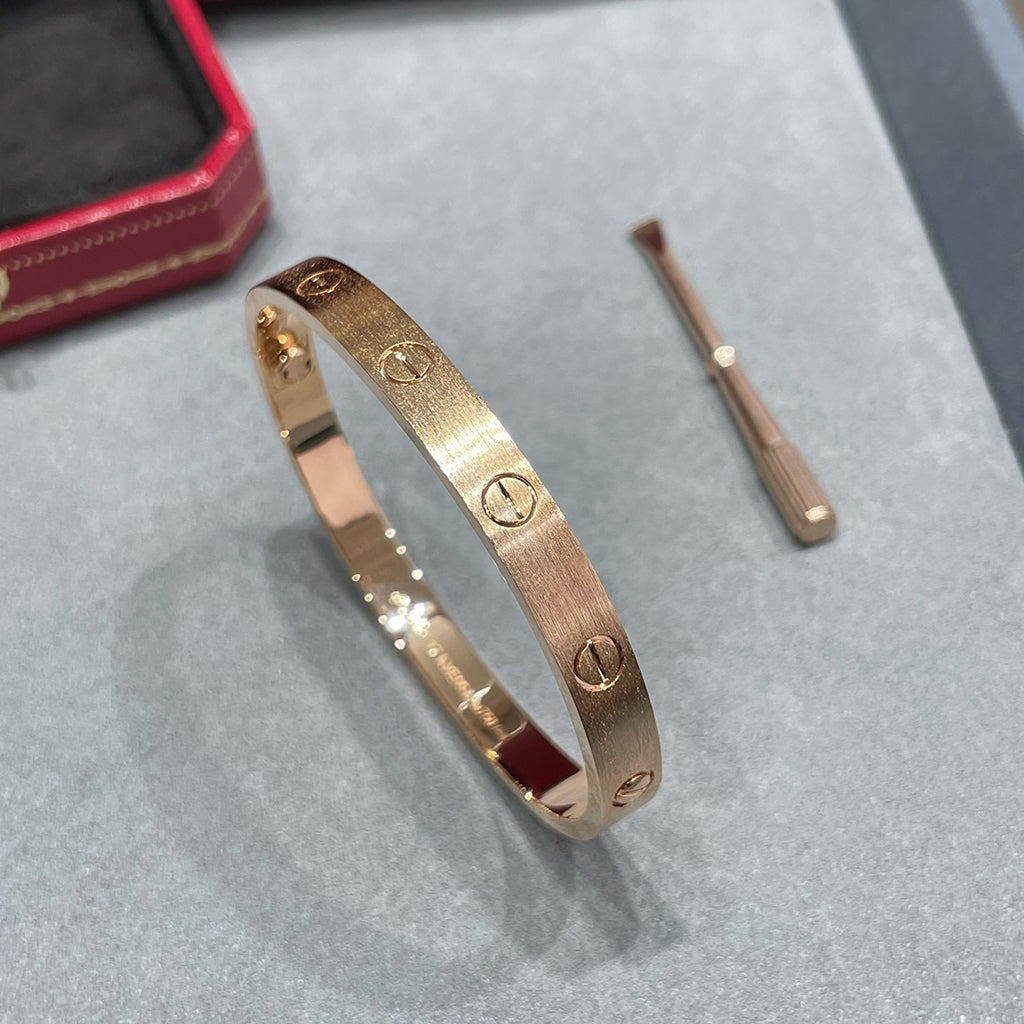 [Regalia Jewelry]LOVE BRACELET 6.1MM BRUSHED
