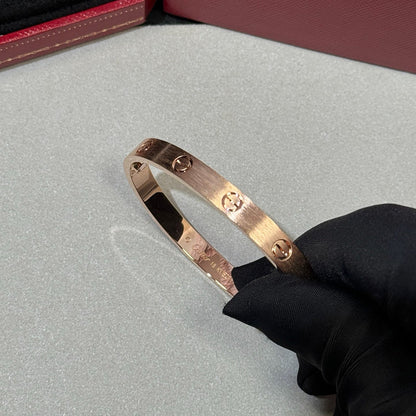 [Regalia Jewelry]LOVE BRACELET 6.1MM BRUSHED