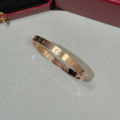 [Regalia Jewelry]LOVE BRACELET 6.1MM BRUSHED