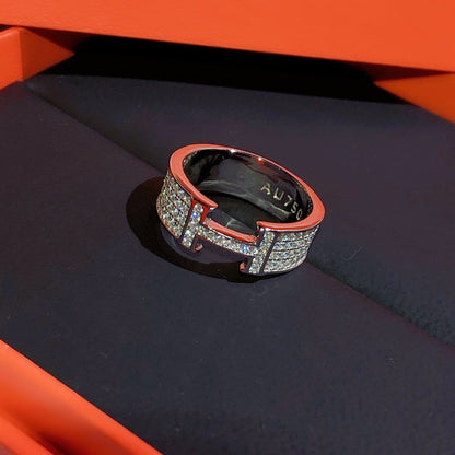 [Regalia Jewelry]H RING FULL DIAMOND