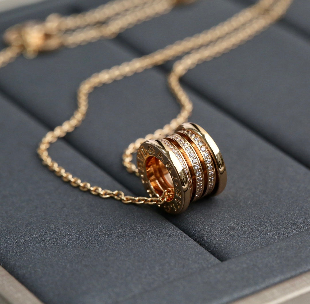 [Regalia Jewelry]ZERO 1 PINK GOLD DIAMOND NECKLACE