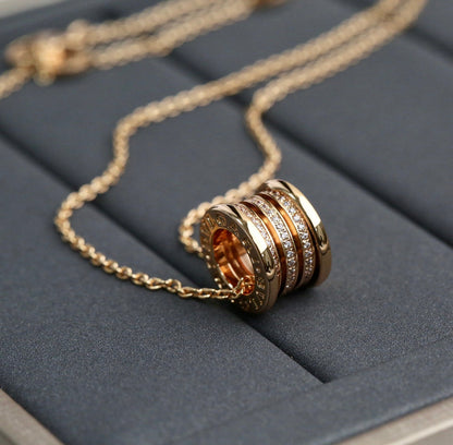 [Regalia Jewelry]ZERO 1 PINK GOLD DIAMOND NECKLACE