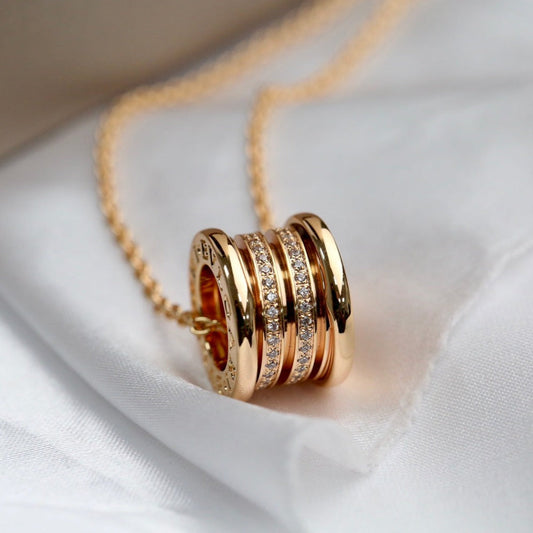 [Regalia Jewelry]ZERO 1 PINK GOLD DIAMOND NECKLACE