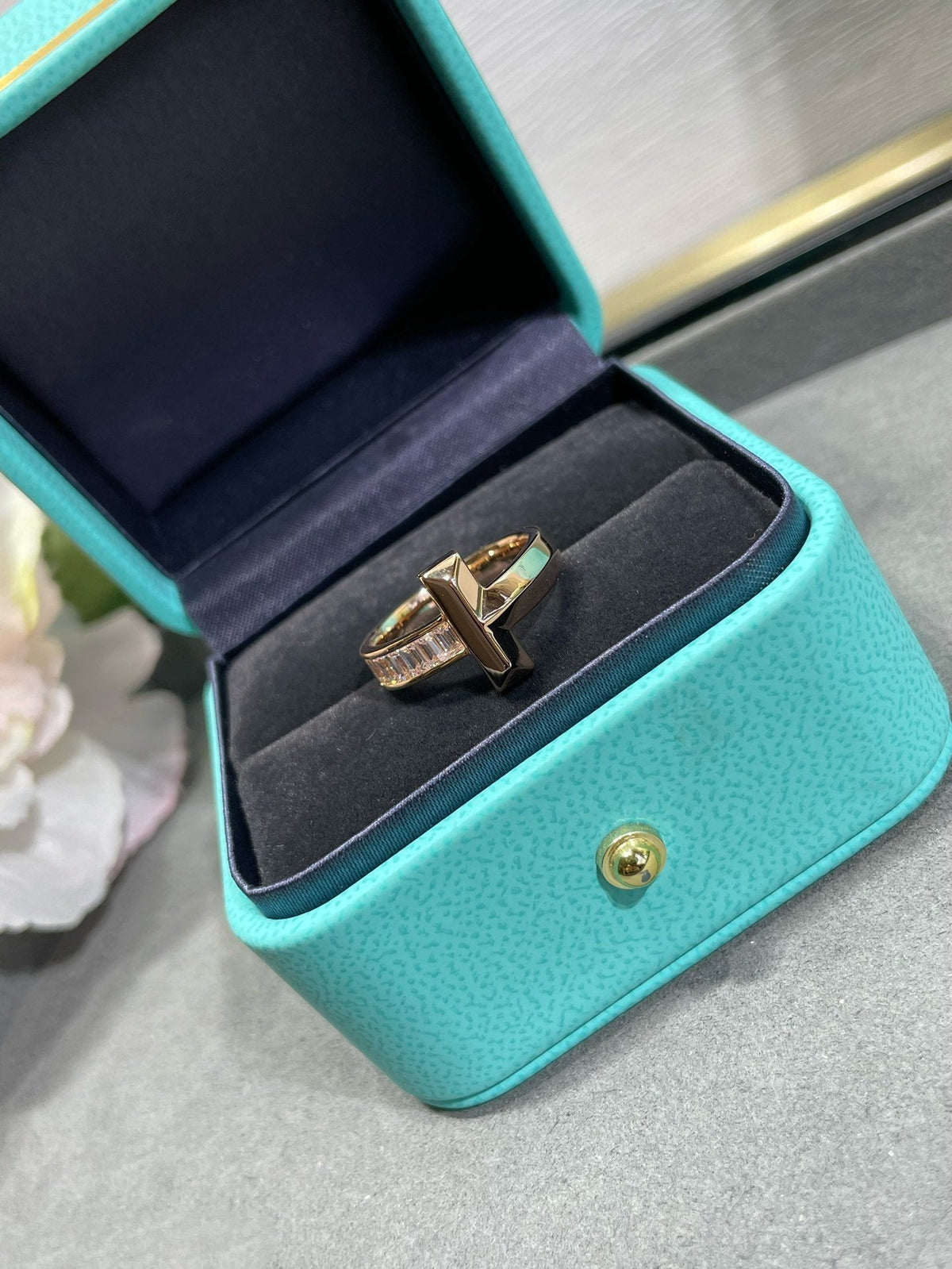 [Regalia Jewels]T1 WIDE 4.5MM DIAMOND RING