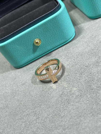 [Regalia Jewels]T1 WIDE 4.5MM DIAMOND RING