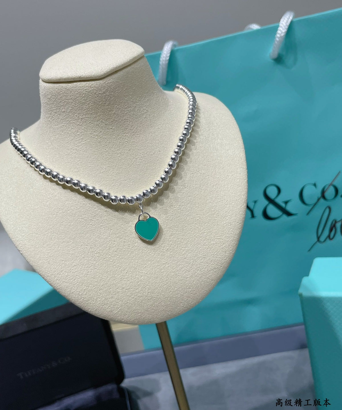 [Regalia Jewels]RETURN TO TIF SILVER BEAD NECKLACE