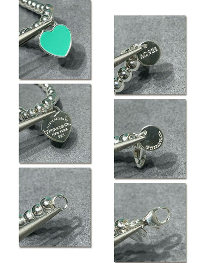 [Regalia Jewels]RETURN TO TIF SILVER BEAD NECKLACE