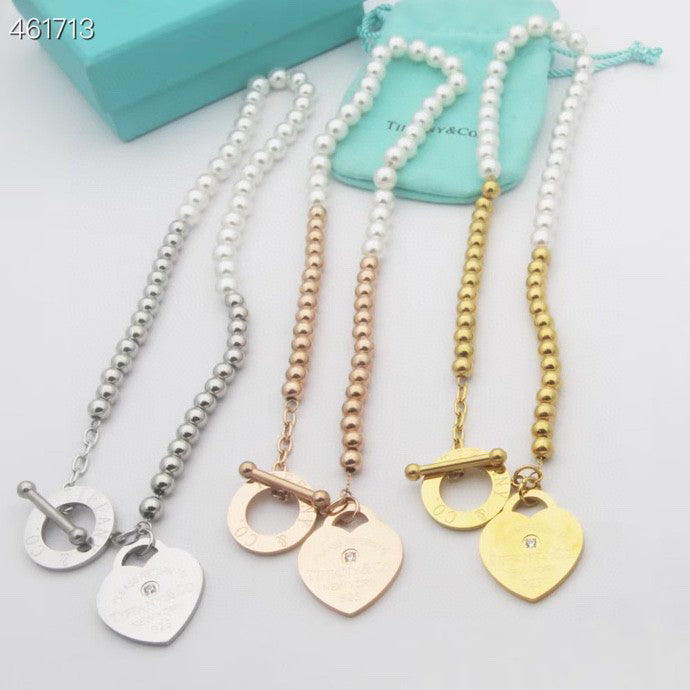 [Regalia Jewels]RETURN TO TIF HEART TAF BEAD PEARL BRACELET