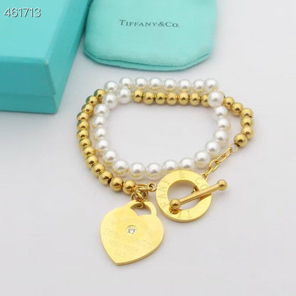 [Regalia Jewels]RETURN TO TIF HEART TAF BEAD PEARL BRACELET